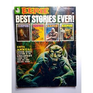 Vintage Eerie Magazine 1971 Annual Best Stories Ever Blazing Combat Monsters